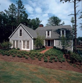 Cape Cod, Colonial House Plan 19410 with 4 Beds, 4 Baths, 2 Car Garage Elevation