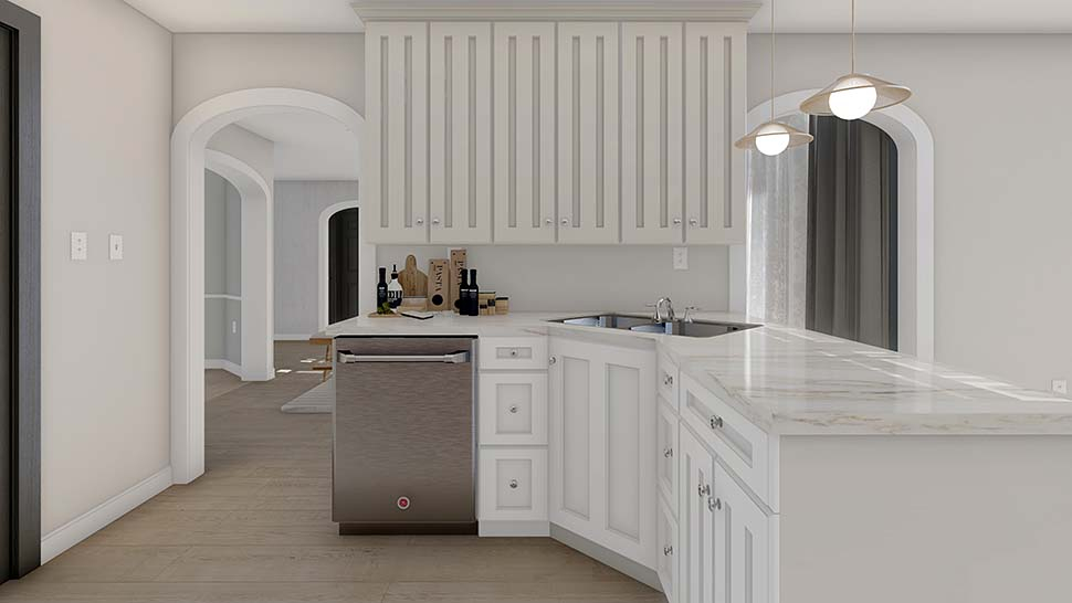 Plan with 3441 Sq. Ft., 5 Bedrooms, 3 Bathrooms, 2 Car Garage Picture 12