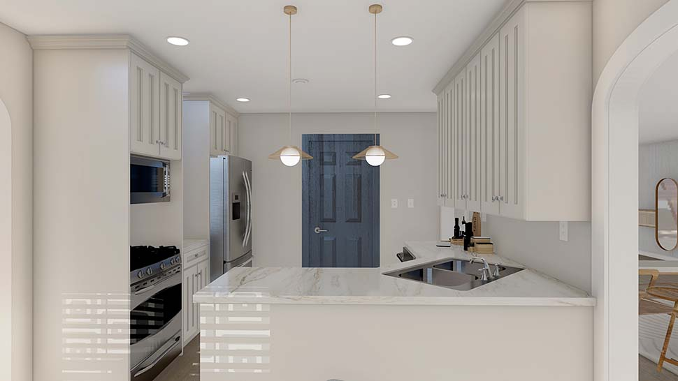 Plan with 3441 Sq. Ft., 5 Bedrooms, 3 Bathrooms, 2 Car Garage Picture 13