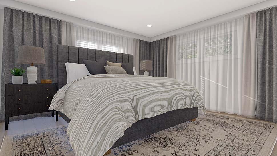 Plan with 3441 Sq. Ft., 5 Bedrooms, 3 Bathrooms, 2 Car Garage Picture 10