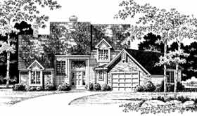 Bungalow, Country House Plan 93302 with 3 Beds, 3 Baths, 2 Car Garage Elevation