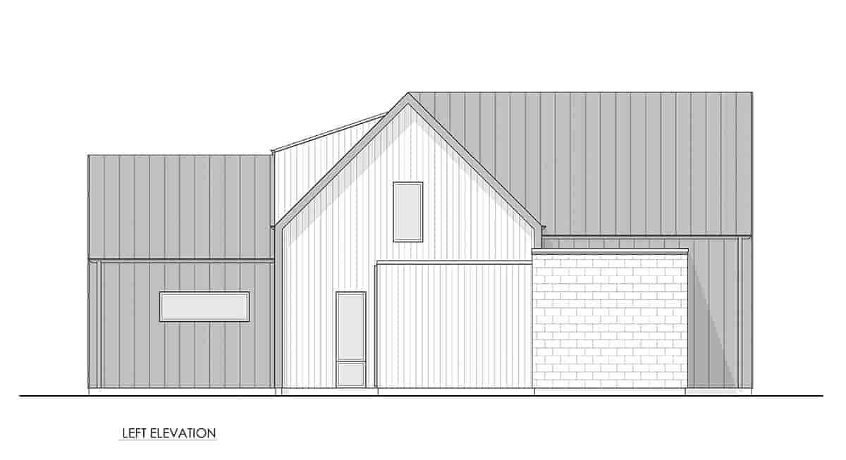 Contemporary, Modern House Plan 100146 with 4 Beds, 3 Baths, 2 Car Garage Picture 2