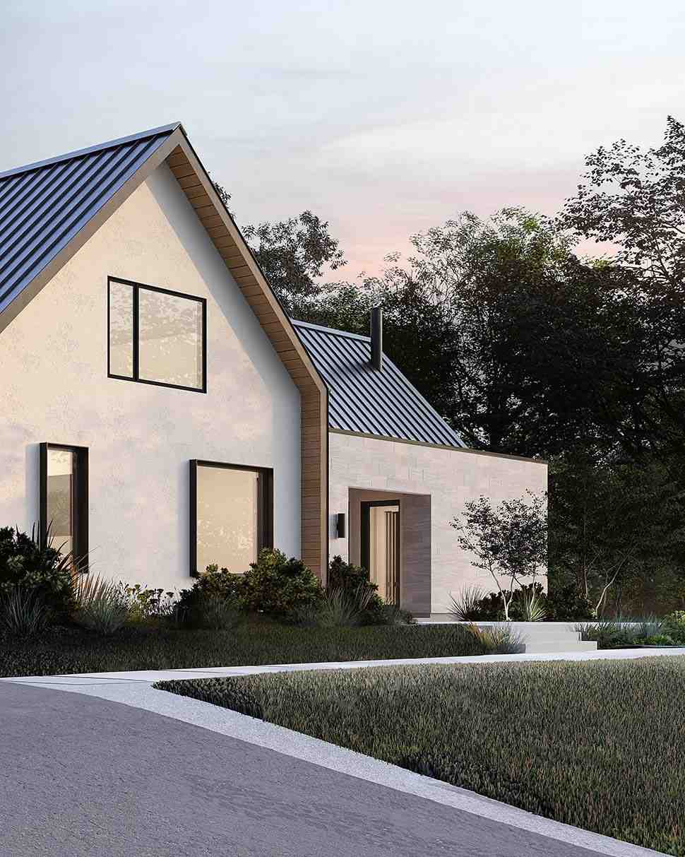 Contemporary, Modern House Plan 100146 with 4 Beds, 3 Baths, 2 Car Garage Picture 3