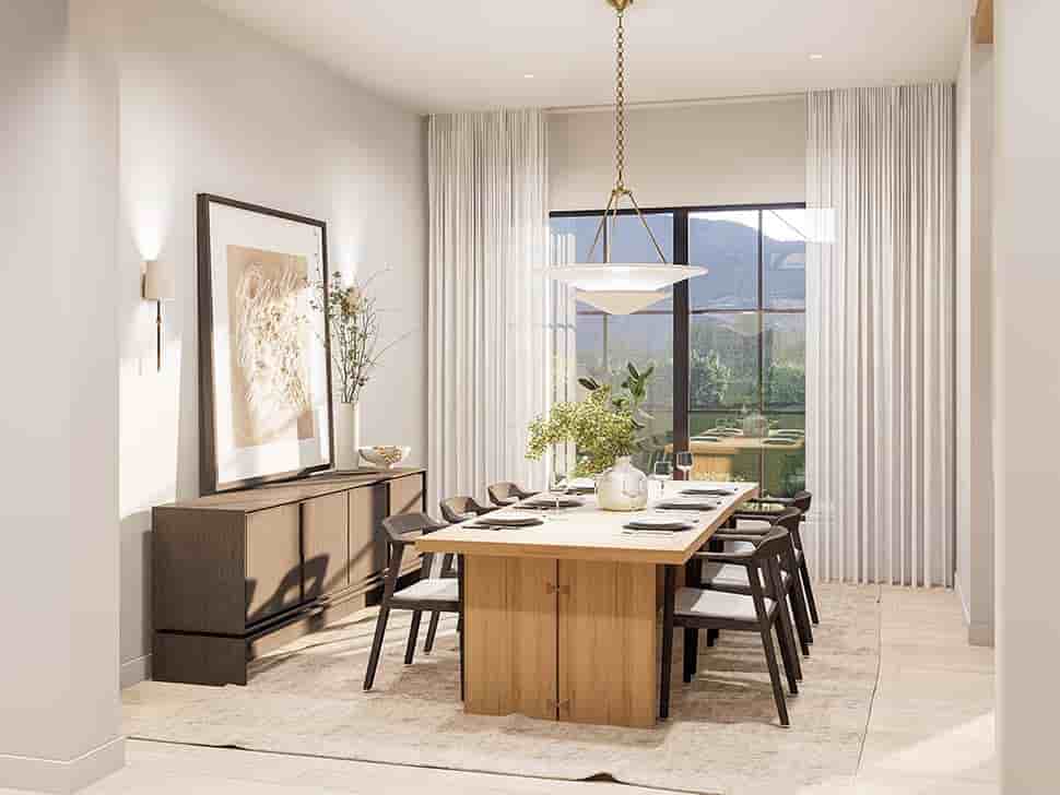 Contemporary, Farmhouse House Plan 100174 with 4 Beds, 5 Baths, 3 Car Garage Picture 3