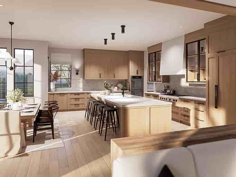 Contemporary, Farmhouse House Plan 100174 with 4 Beds, 5 Baths, 3 Car Garage Picture 5