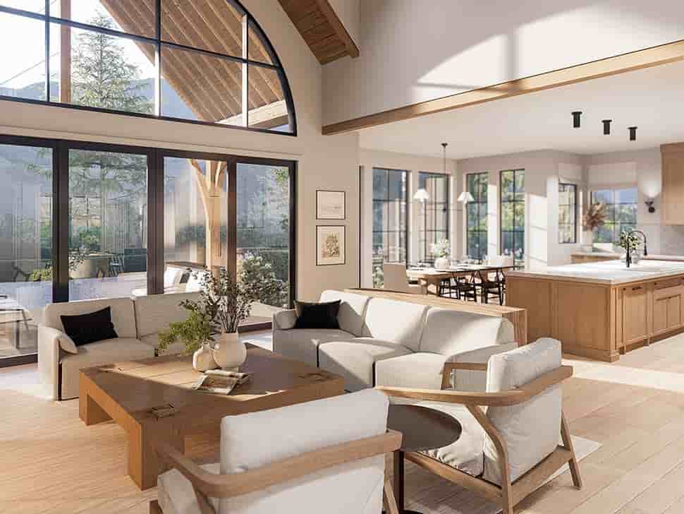 Contemporary, Farmhouse House Plan 100174 with 4 Beds, 5 Baths, 3 Car Garage Picture 9