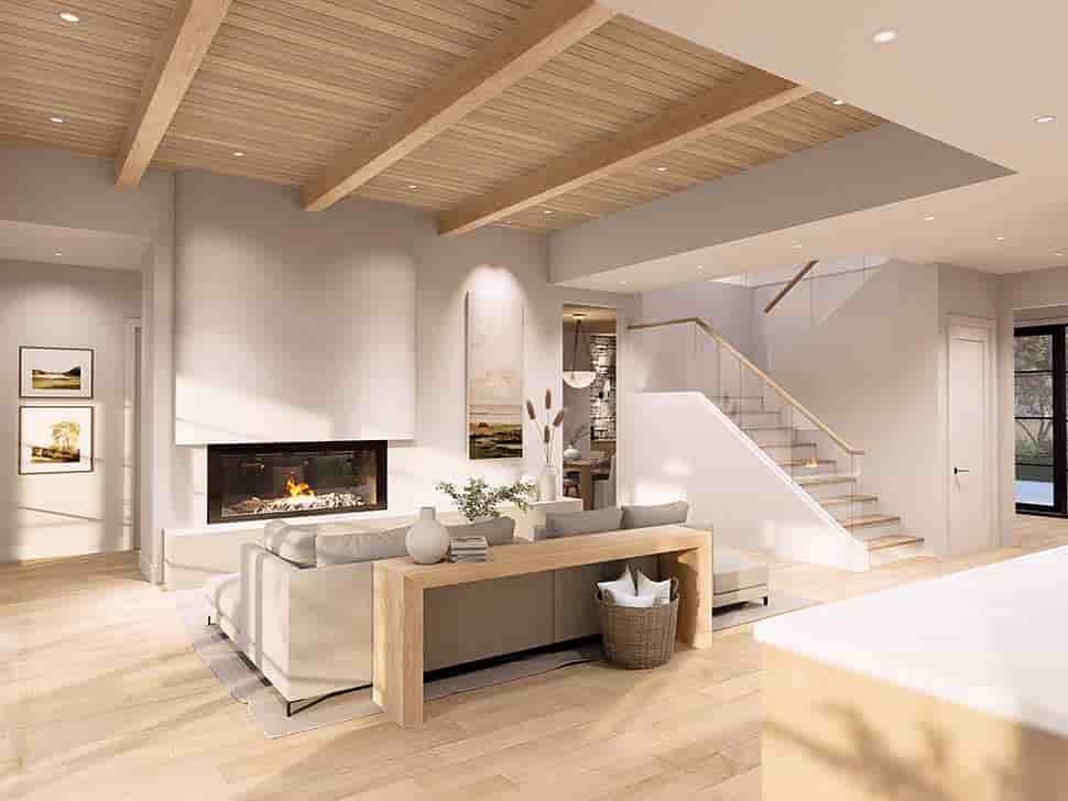 Contemporary, Farmhouse, New American House Plan 100178 with 5 Beds, 6 Baths, 2 Car Garage Picture 4