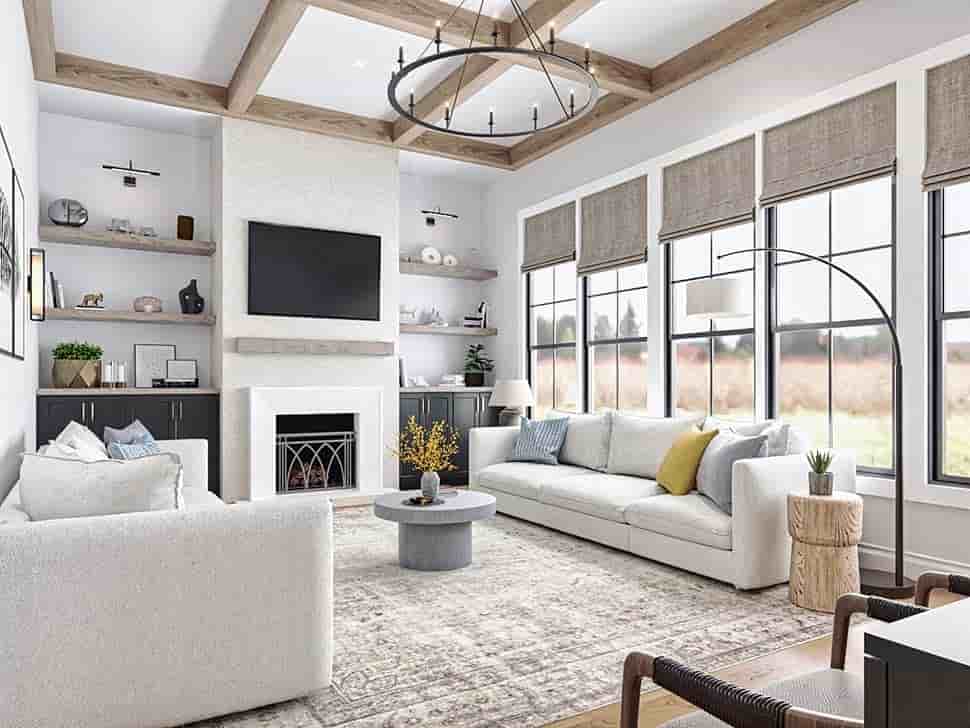Contemporary, Craftsman, Farmhouse House Plan 100206 with 3 Beds, 4 Baths, 3 Car Garage Picture 15