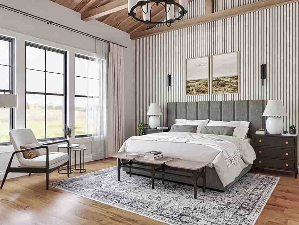 Contemporary, Craftsman, Farmhouse House Plan 100206 with 3 Beds, 4 Baths, 3 Car Garage Picture 17