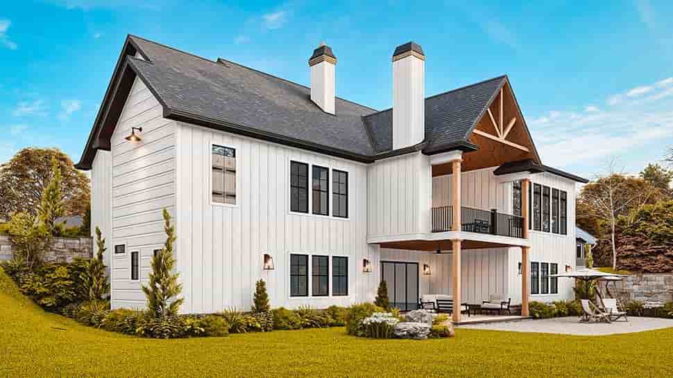 Contemporary, Craftsman, Farmhouse House Plan 100206 with 3 Beds, 4 Baths, 3 Car Garage Picture 7