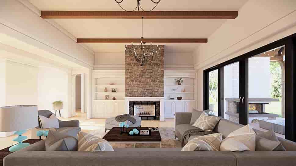 Craftsman, European, French Country House Plan 100405 with 4 Beds, 5 Baths, 2 Car Garage Picture 11