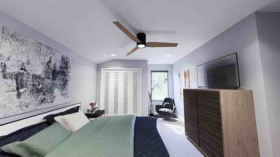 Modern House Plan 100413 with 3 Beds, 2 Baths, 1 Car Garage Picture 10