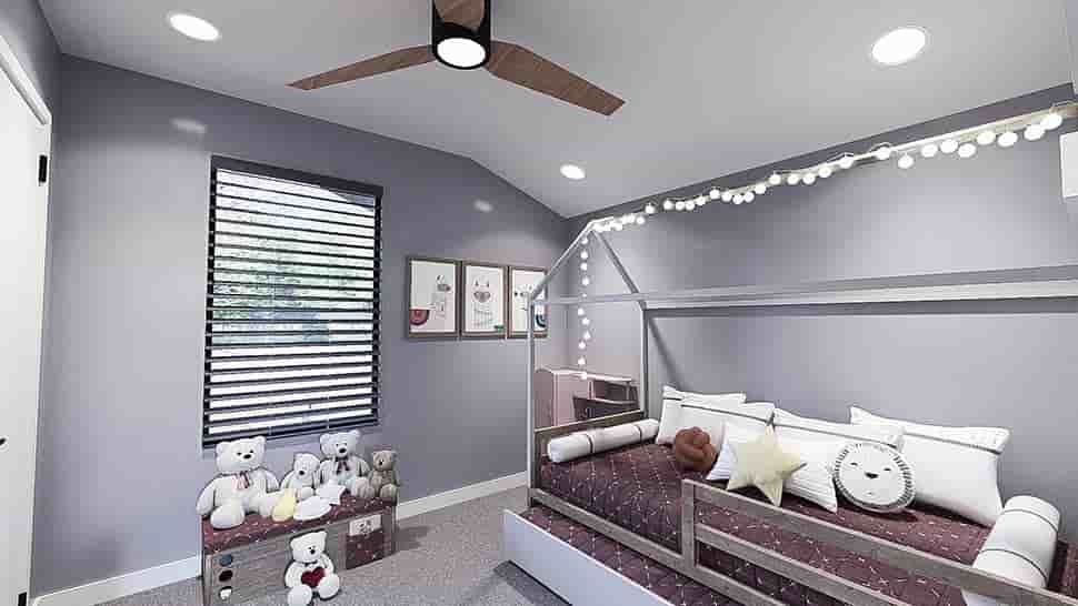Modern House Plan 100413 with 3 Beds, 2 Baths, 1 Car Garage Picture 12
