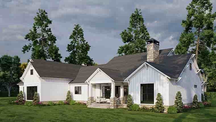 Country, Craftsman, Farmhouse, Southern House Plan 100415 with 3 Beds, 4 Baths, 3 Car Garage Picture 5