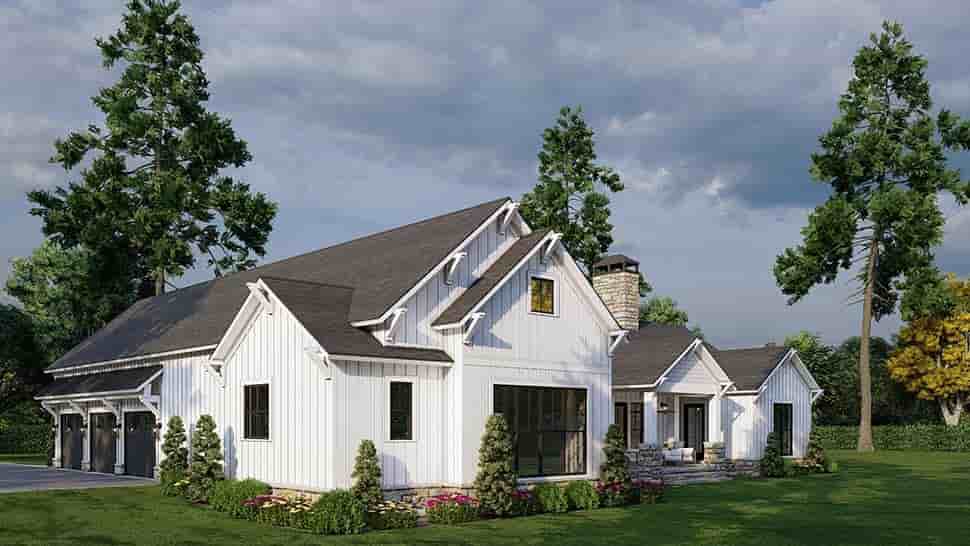 Country, Craftsman, Farmhouse, Southern House Plan 100415 with 3 Beds, 4 Baths, 3 Car Garage Picture 6