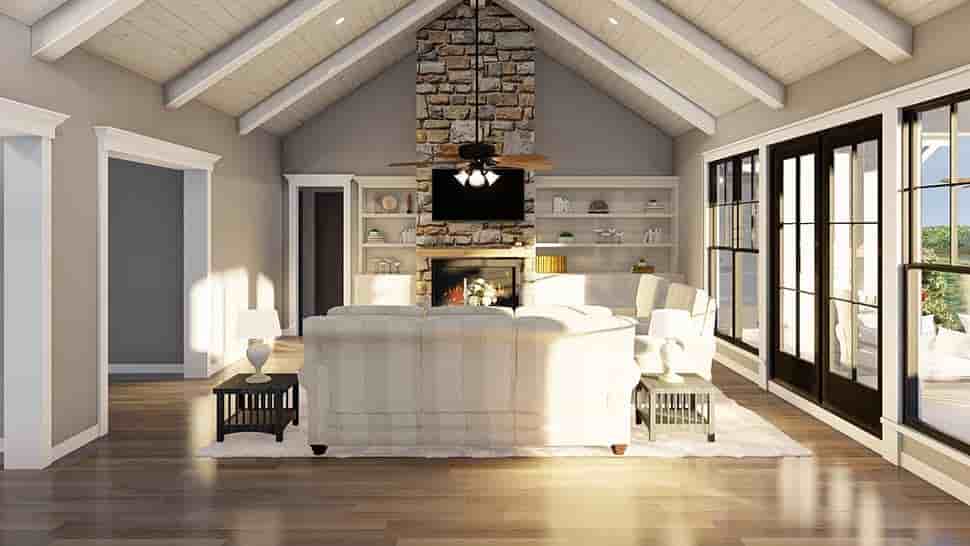 Country, Craftsman, Farmhouse, Southern House Plan 100415 with 3 Beds, 4 Baths, 3 Car Garage Picture 8