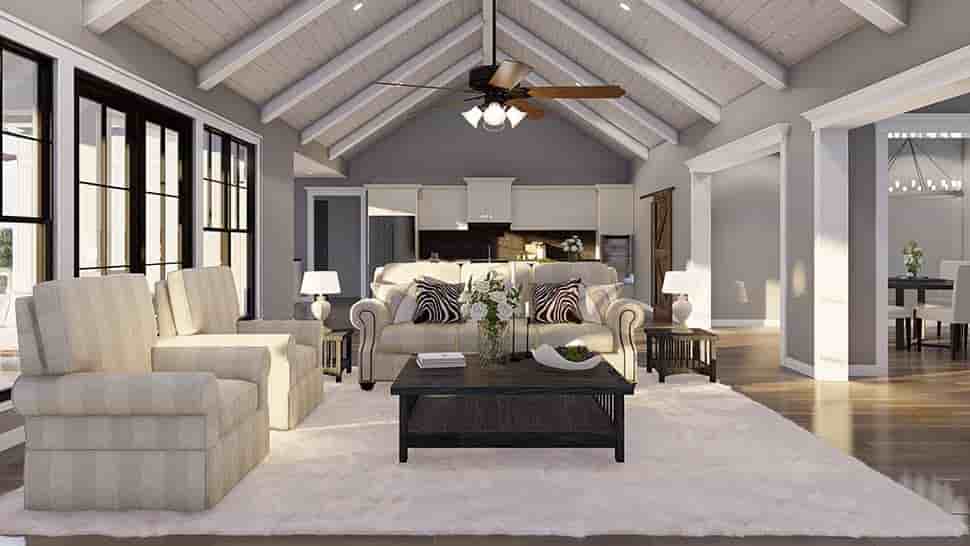 Country, Craftsman, Farmhouse, Southern House Plan 100415 with 3 Beds, 4 Baths, 3 Car Garage Picture 9
