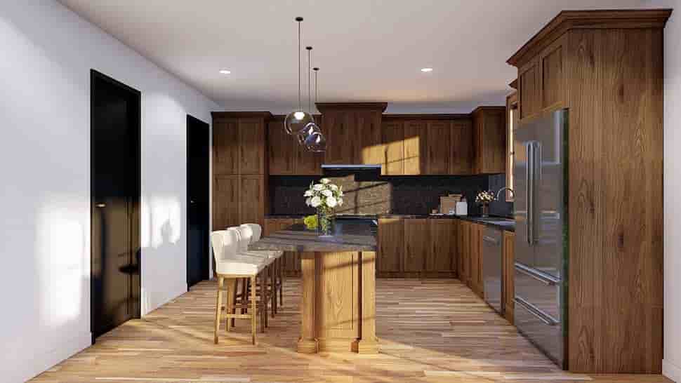 Cabin, Cottage House Plan 100417 with 3 Beds, 3 Baths Picture 10