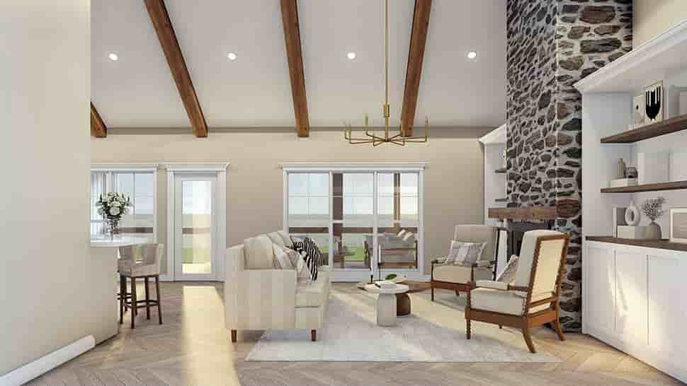 Country, Farmhouse House Plan 100418 with 4 Beds, 4 Baths, 2 Car Garage Picture 9