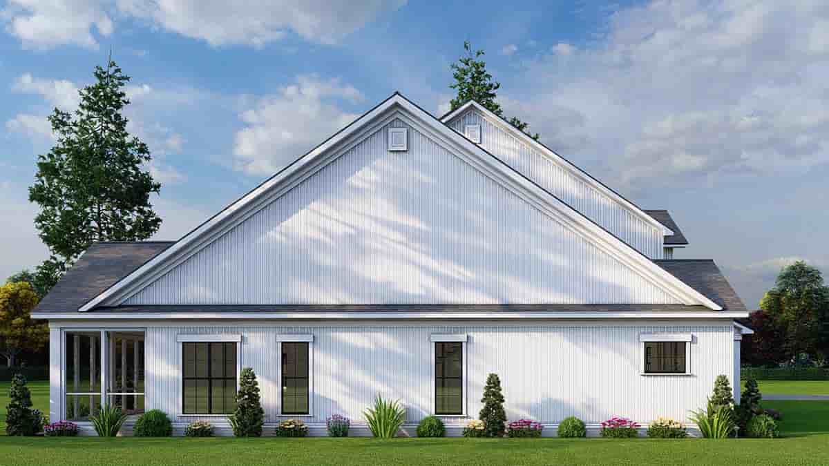 Country, Craftsman, Farmhouse, Traditional House Plan 100419 with 5 Beds, 7 Baths, 4 Car Garage Picture 2
