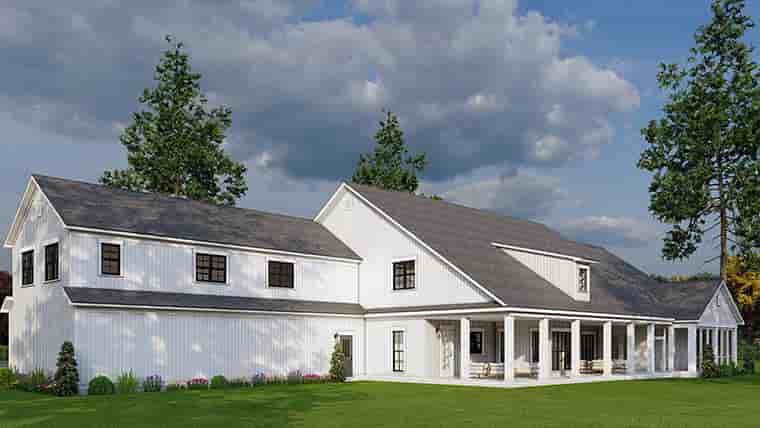 Country, Craftsman, Farmhouse, Traditional House Plan 100419 with 5 Beds, 7 Baths, 4 Car Garage Picture 5