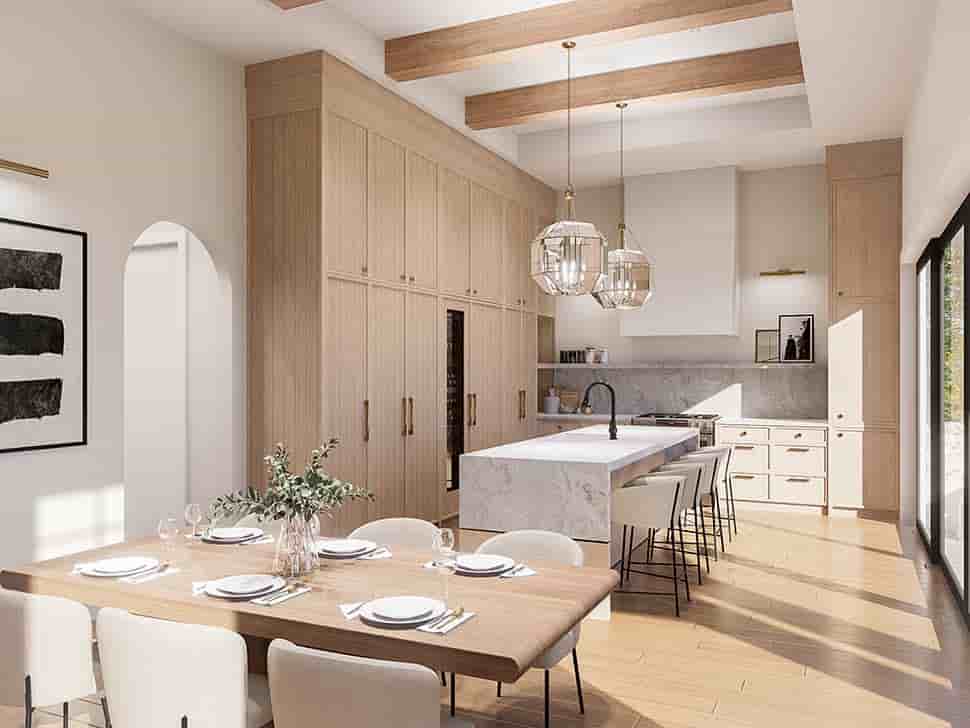 Contemporary, Ranch House Plan 100500 with 4 Beds, 4 Baths, 2 Car Garage Picture 3