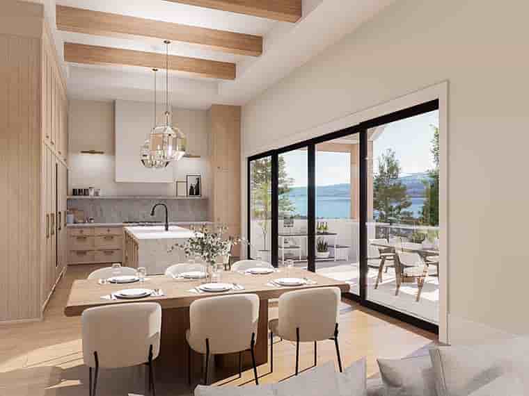 Contemporary, Ranch House Plan 100500 with 4 Beds, 4 Baths, 2 Car Garage Picture 5