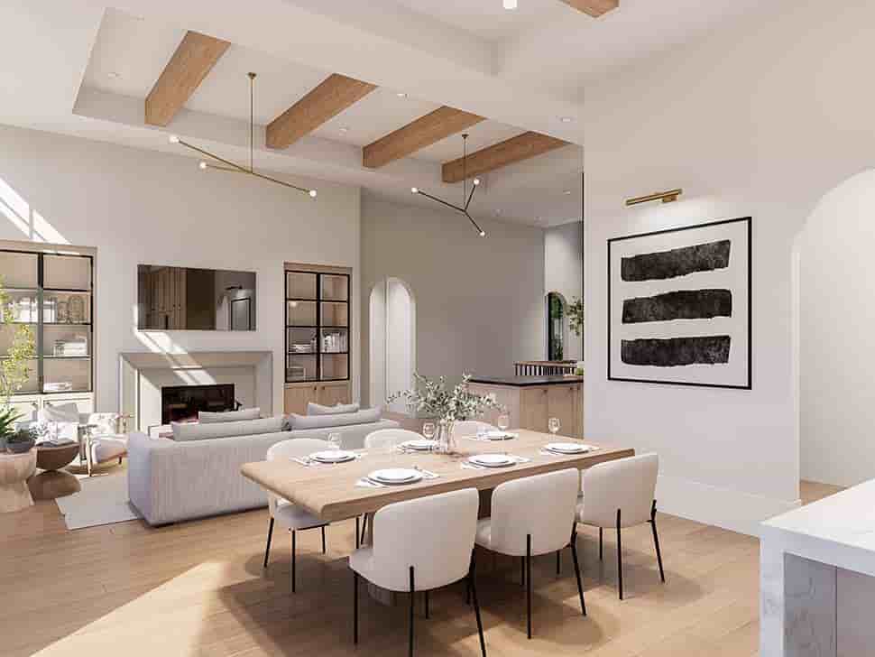Contemporary, Ranch House Plan 100500 with 4 Beds, 4 Baths, 2 Car Garage Picture 6
