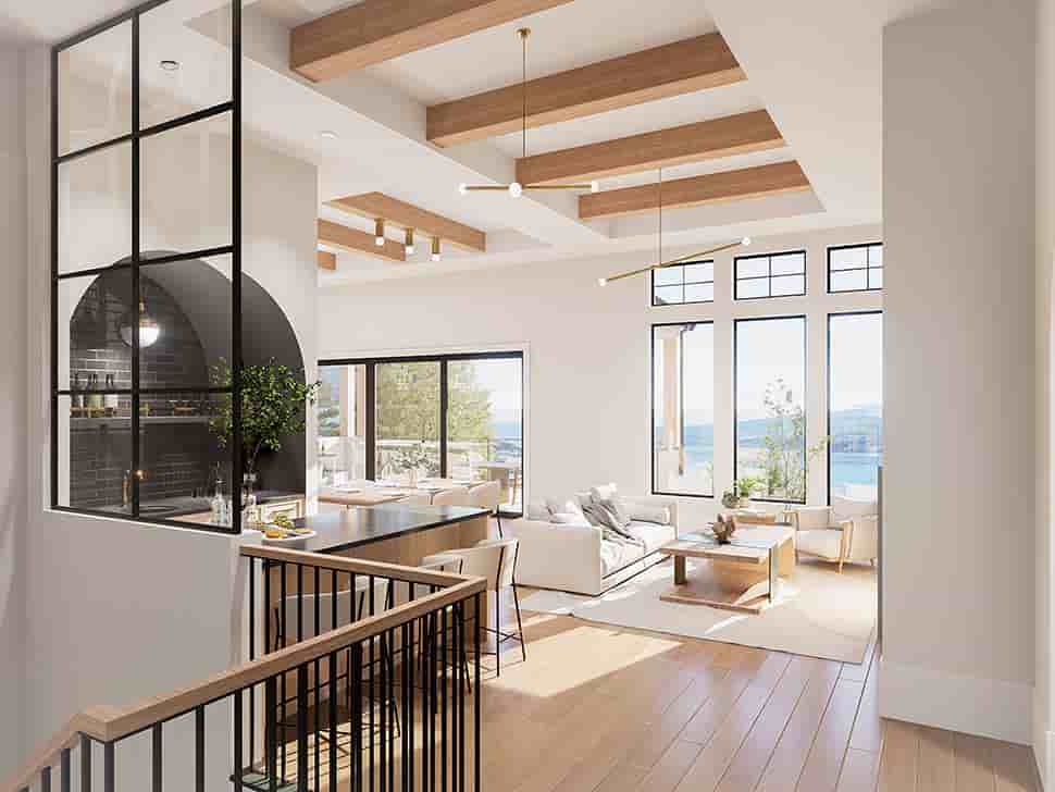 Contemporary, Ranch House Plan 100500 with 4 Beds, 4 Baths, 2 Car Garage Picture 8