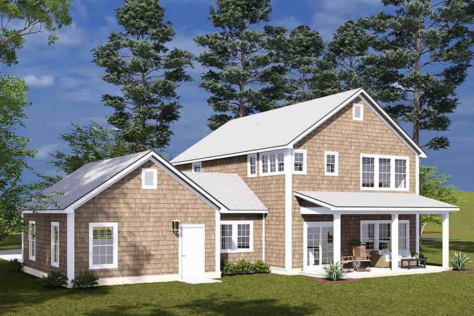 Farmhouse, Traditional House Plan 100604 with 4 Beds, 4 Baths, 2 Car Garage Picture 4