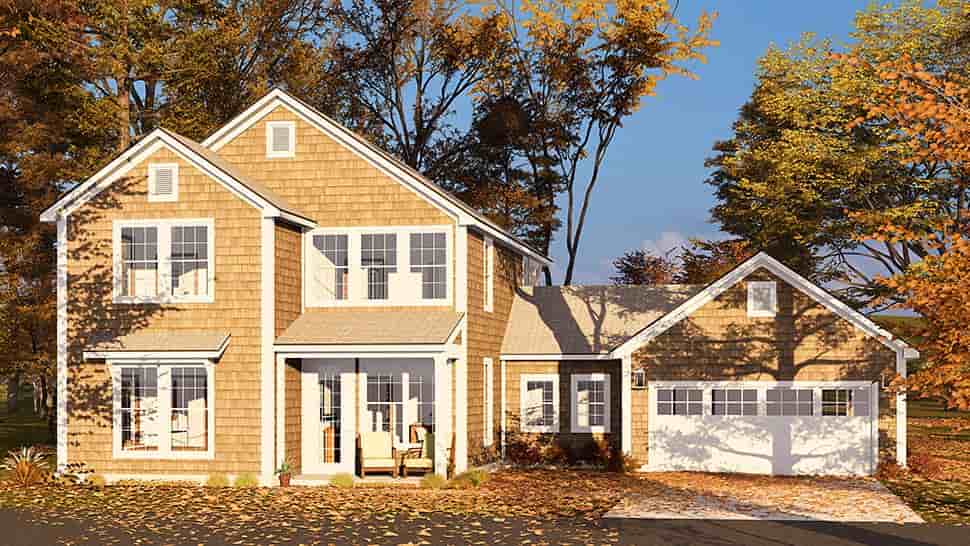 Farmhouse, Traditional House Plan 100604 with 4 Beds, 4 Baths, 2 Car Garage Picture 6