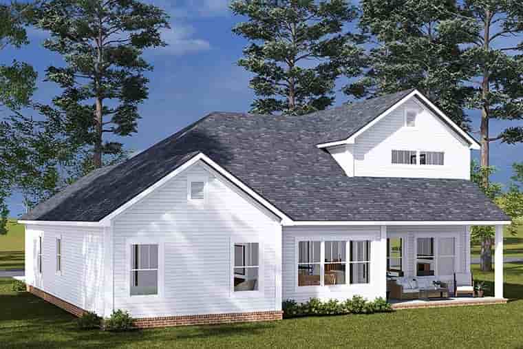 Cottage, Farmhouse, Traditional House Plan 100605 with 3 Beds, 3 Baths, 2 Car Garage Picture 5