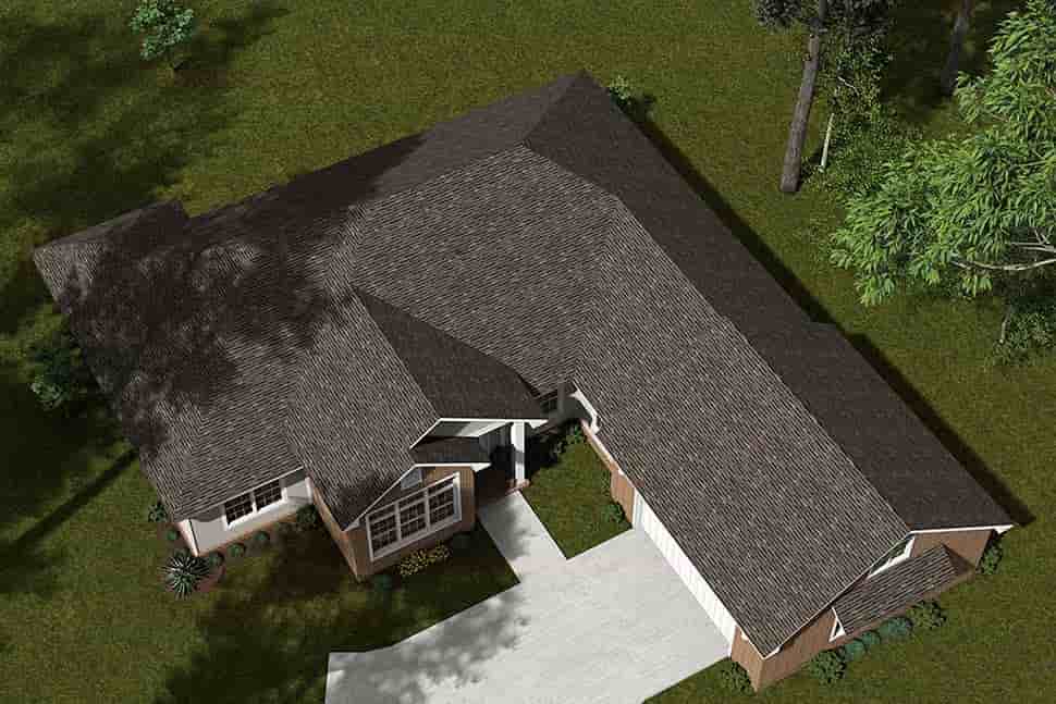 Ranch, Traditional House Plan 100608 with 4 Beds, 4 Baths, 2 Car Garage Picture 8