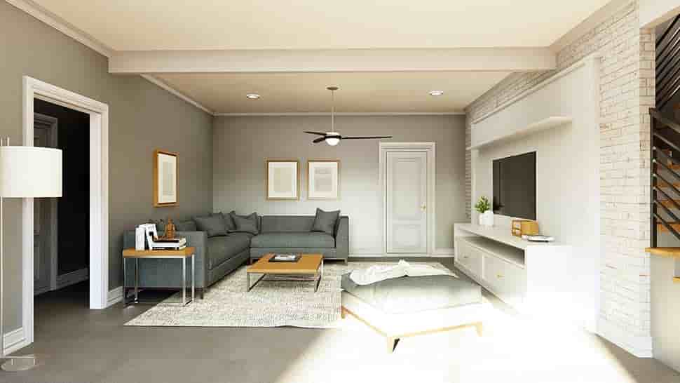 Contemporary, Country House Plan 100708 with 1 Beds, 2 Baths, 2 Car Garage Picture 14