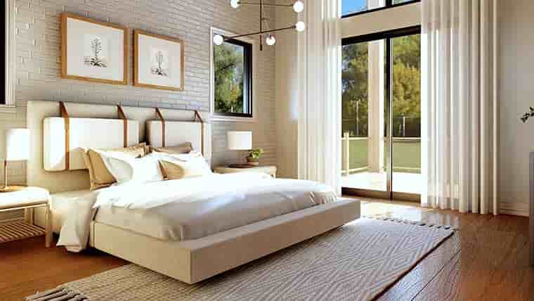 Coastal, Contemporary, Modern House Plan 100710 with 2 Beds, 2 Baths, 2 Car Garage Picture 5