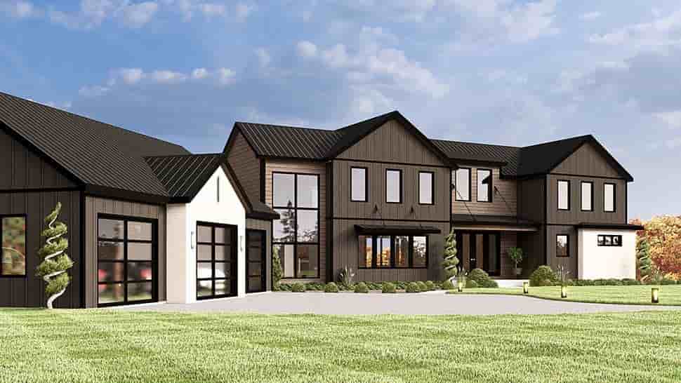 Contemporary, Farmhouse House Plan 100711 with 4 Beds, 5 Baths, 3 Car Garage Picture 2