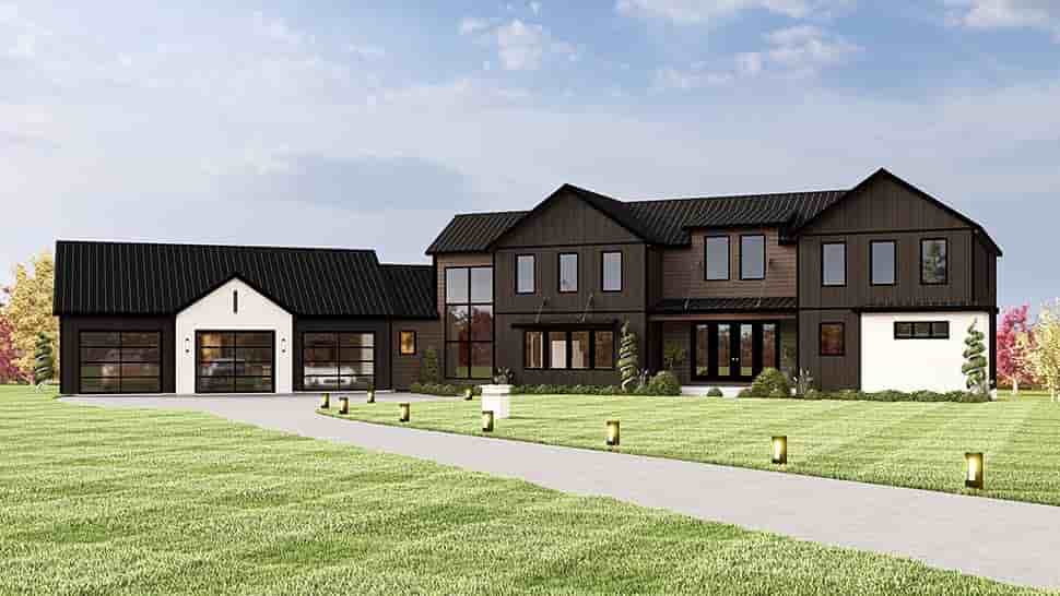 Contemporary, Farmhouse House Plan 100711 with 4 Beds, 5 Baths, 3 Car Garage Picture 3