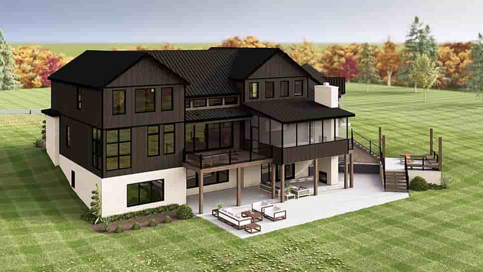 Contemporary, Farmhouse House Plan 100711 with 4 Beds, 5 Baths, 3 Car Garage Picture 8