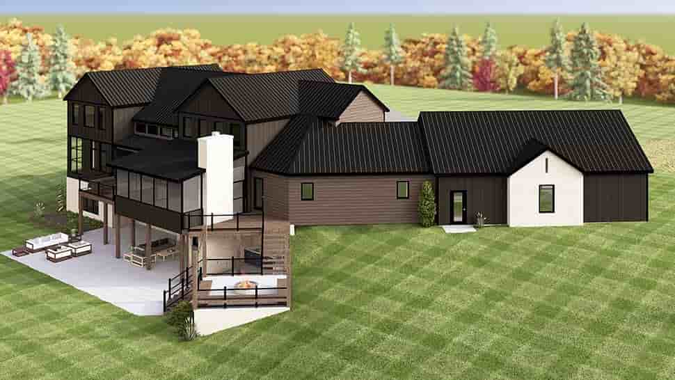 Contemporary, Farmhouse House Plan 100711 with 4 Beds, 5 Baths, 3 Car Garage Picture 9