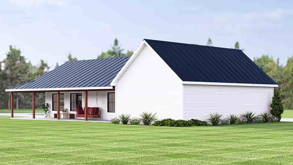 Country, Ranch House Plan 100715 with 1 Beds, 2 Baths, 1 Car Garage Picture 3
