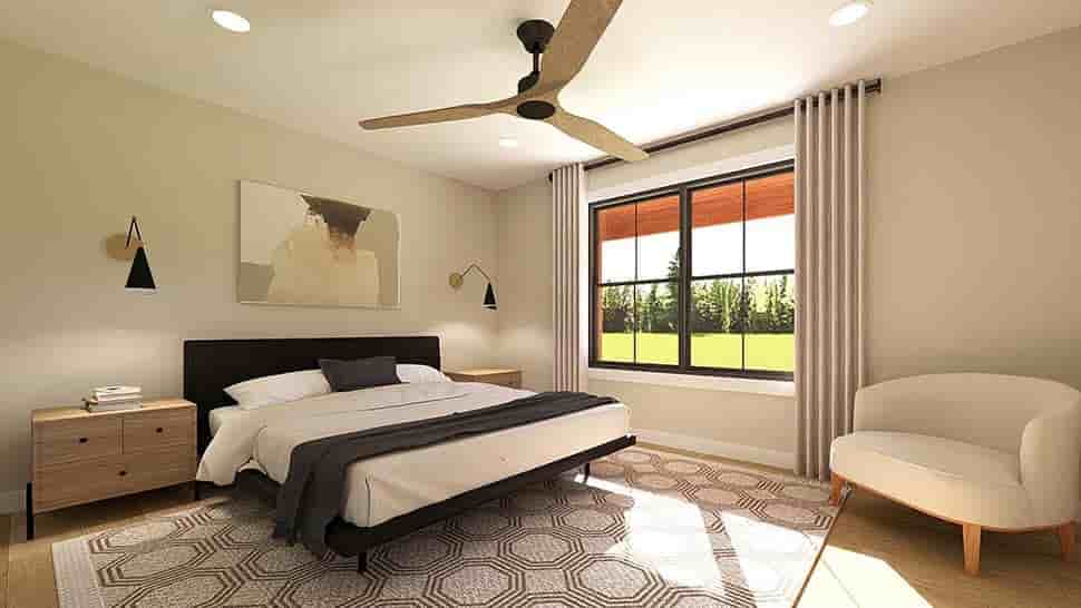 Country, Ranch House Plan 100715 with 1 Beds, 2 Baths, 1 Car Garage Picture 8