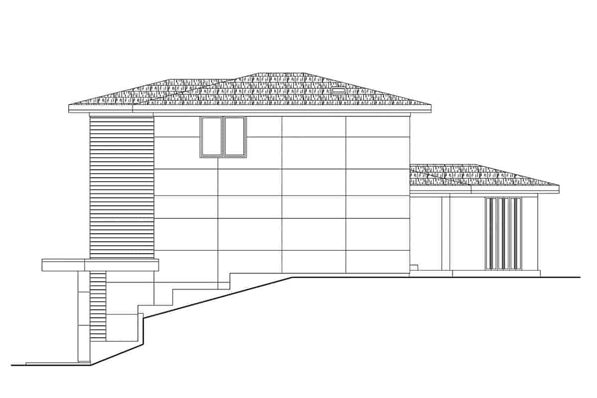 Contemporary, Modern House Plan 100800 with 5 Beds, 5 Baths, 2 Car Garage Picture 1
