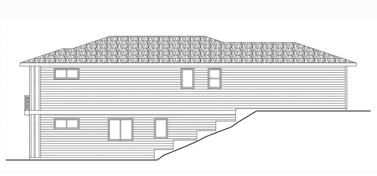 Prairie, Traditional House Plan 100823 with 3 Beds, 3 Baths, 2 Car Garage Picture 2
