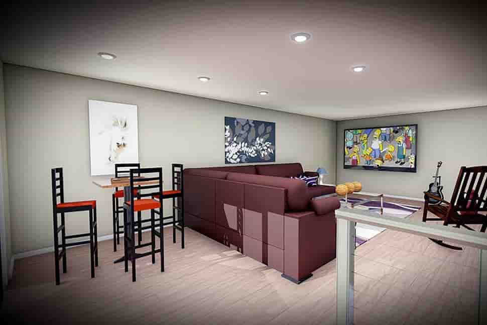 Modern, Prairie, Ranch House Plan 100905 with 3 Beds, 3 Baths, 2 Car Garage Picture 2