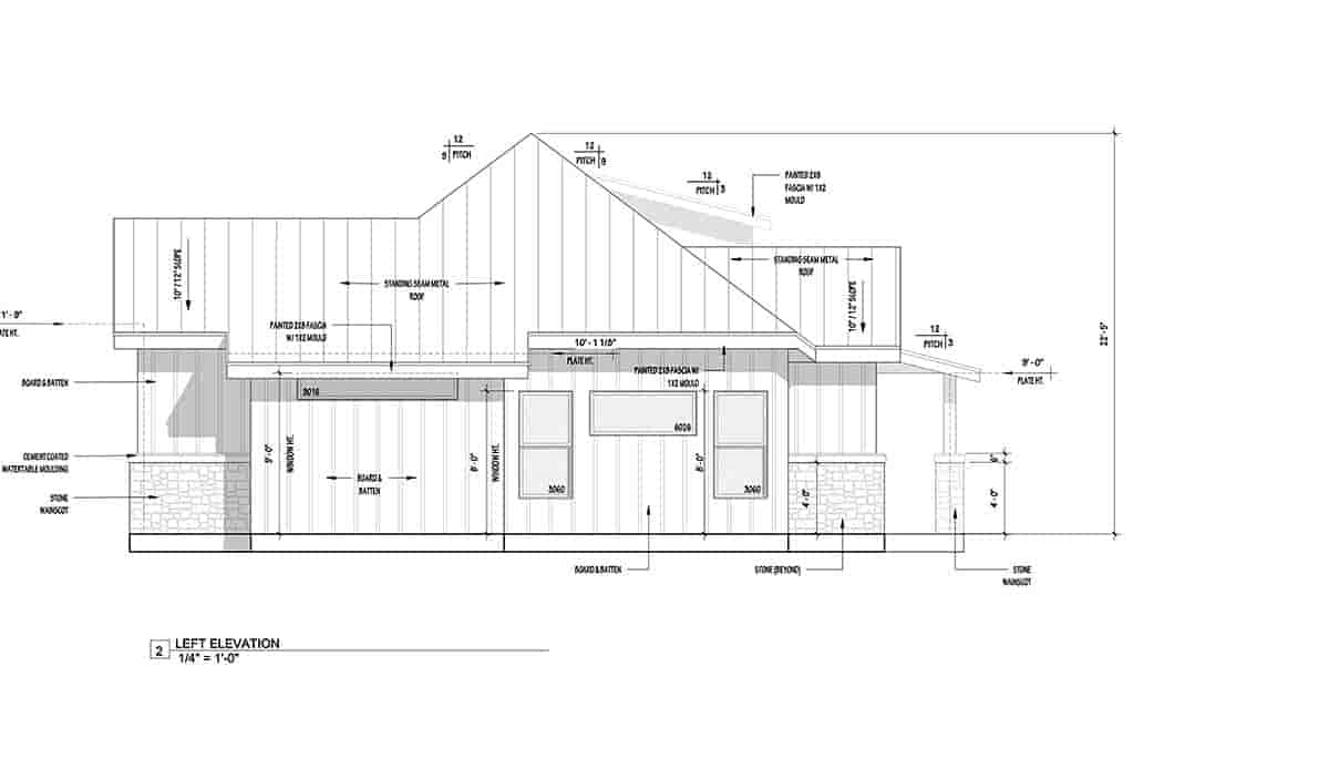 Country, Farmhouse, Ranch House Plan 101110 with 3 Beds, 3 Baths, 3 Car Garage Picture 2