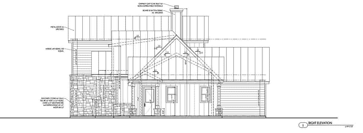 Country, Farmhouse, Southern House Plan 101114 with 4 Beds, 3 Baths, 2 Car Garage Picture 1