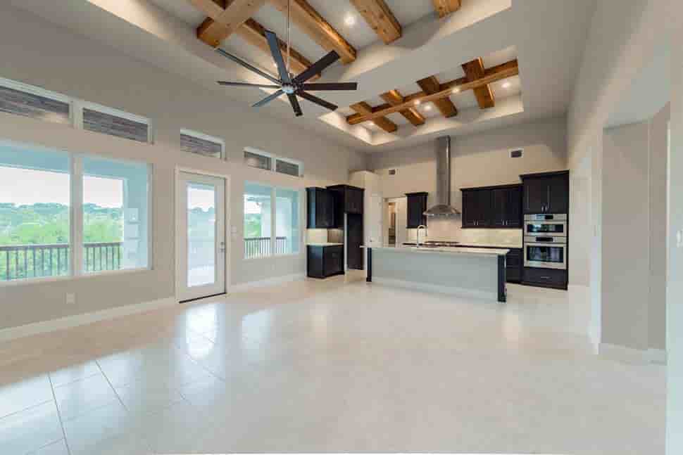 Contemporary House Plan 101115 with 4 Beds, 4 Baths, 3 Car Garage Picture 4