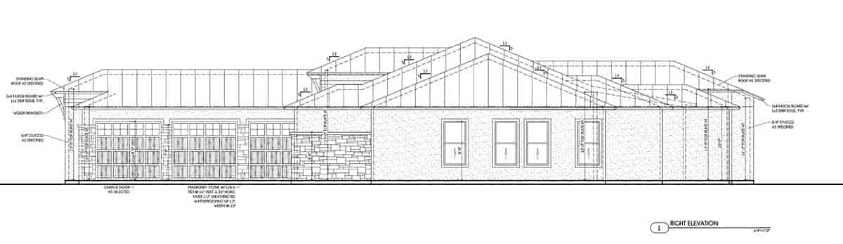 Coastal, Florida, Mediterranean House Plan 101124 with 4 Beds, 5 Baths, 3 Car Garage Picture 1