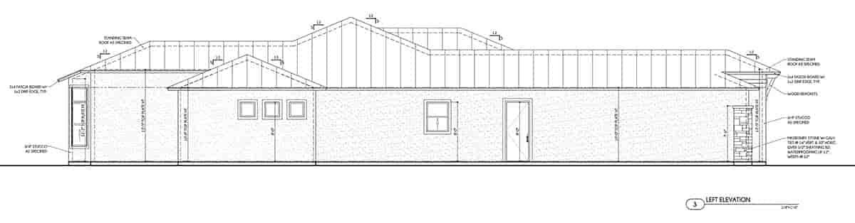 Coastal, Florida, Mediterranean House Plan 101124 with 4 Beds, 5 Baths, 3 Car Garage Picture 2