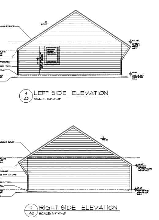 Cape Cod, Saltbox, Traditional 3 Car Garage Plan 30022 Picture 2